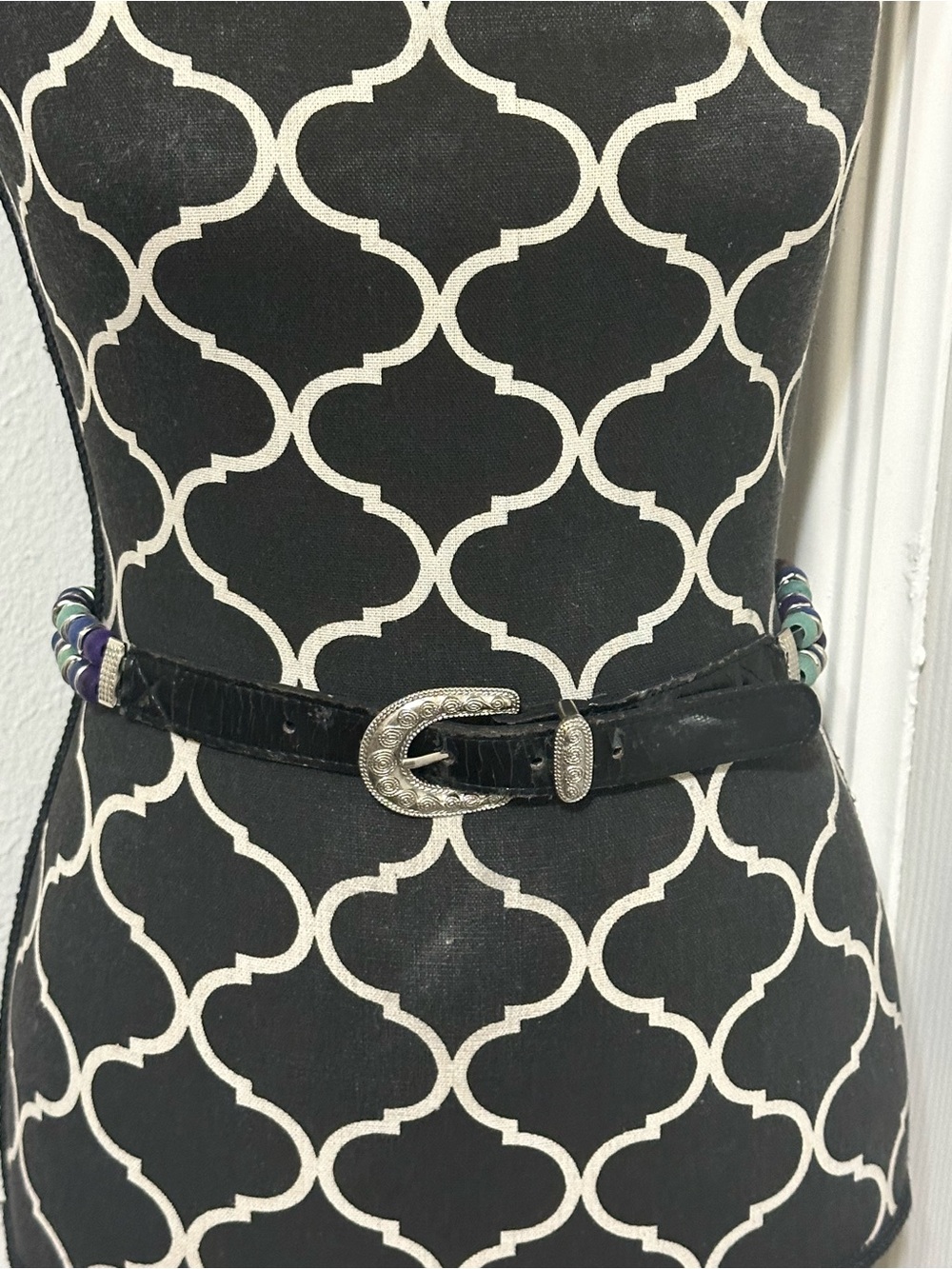 Vintage 1980s  Express Beaded Women’s M Belt